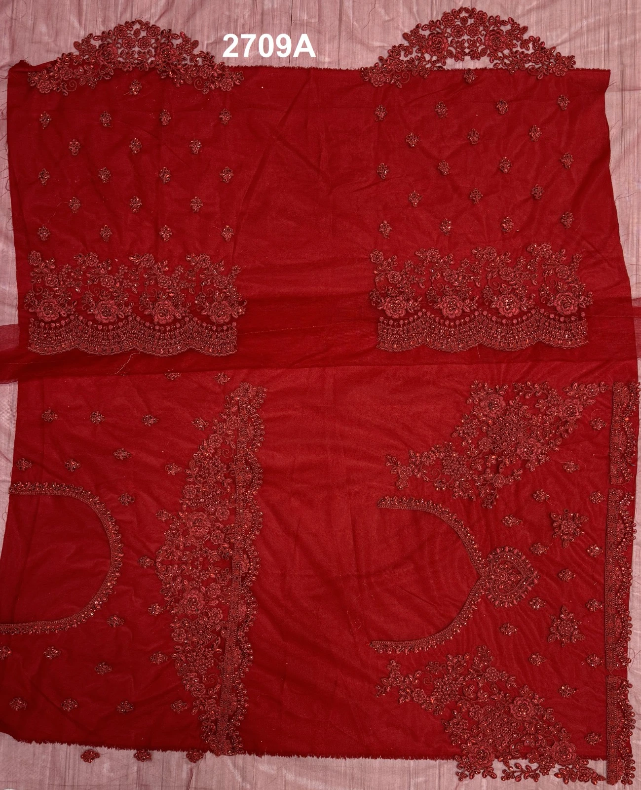 Anjani Art 2709A &amp; 2709B Heavy Net Wholesale Lehenga Catalog — Wholesale Lehenga, MPA wholesale from Surat — view 9
